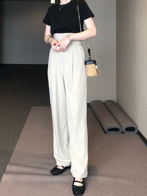新品タグ付き CLANE OBI PANTS パープル サイズ0 CLANE（クラネ