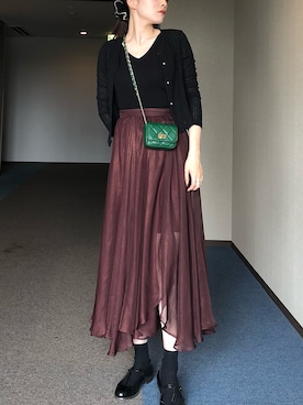 u_tanさん（レディース・169cm）の秋コーディネート