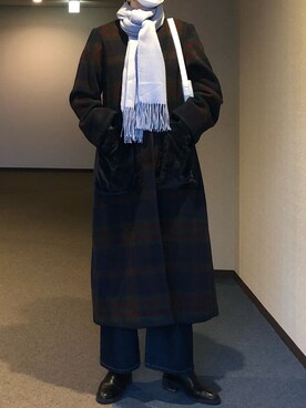 u_tanさん（レディース・169cm）の冬コーディネート