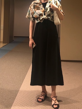 u_tanさん（レディース・169cm）の夏コーディネート