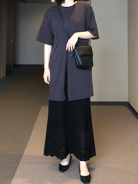 u_tanさん（レディース・169cm）の夏コーディネート