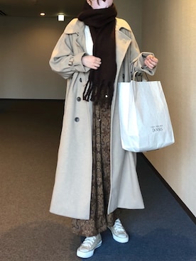 u_tanさん（レディース・169cm）の冬コーディネート