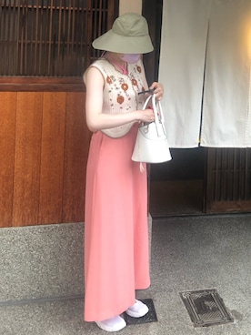 u_tanさん（レディース・169cm）の夏コーディネート