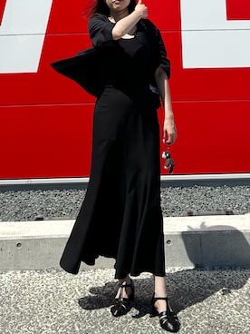 「BLACK BY MOUSSY（ブラックバイマウジー）のアイテム」を使った、u_tanさん（レディース・169cm）の夏コーディネート