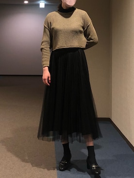 u_tanさん（レディース・169cm）の冬コーディネート