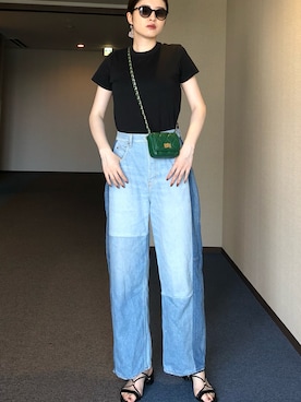 u_tanさん（レディース・169cm）の夏コーディネート