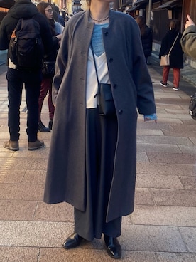 「BLACK BY MOUSSY（ブラックバイマウジー）のアイテム（オールインワン・サロペット）」を使った、u_tanさん（レディース・169cm）の冬コーディネート