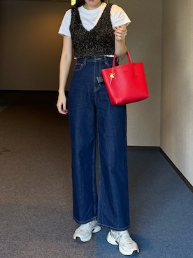 「BLACK BY MOUSSY（ブラックバイマウジー）のアイテム」を使った、u_tanさん（レディース・169cm）の秋コーディネート