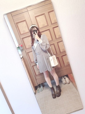   藍さん（レディース・158cm）の秋コーディネート