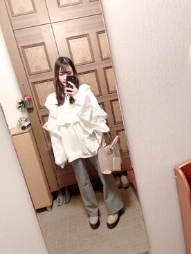 藍さん(レディース・158cm)の秋コーディネート