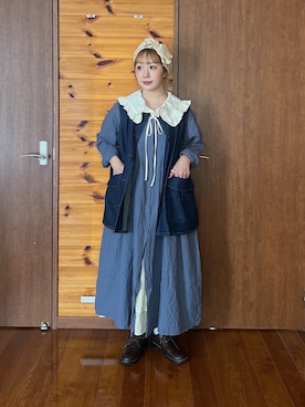 「アイテム（スカート）」を使った、まき みさきさん（レディース・149cm）の秋コーディネート