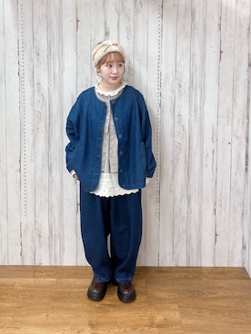 まき みさきさん（レディース・149cm）の秋コーディネート