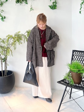 「アイテム（その他）」を使った、まき みさきさん（レディース・149cm）の秋コーディネート