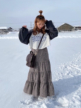 まき みさきさん（レディース・149cm）の冬コーディネート