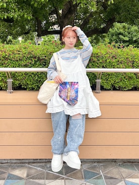 まき みさきさん（レディース・149cm）の春コーディネート