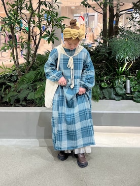 「アイテム（アクセサリー）」を使った、まき みさきさん（レディース・149cm）の春コーディネート