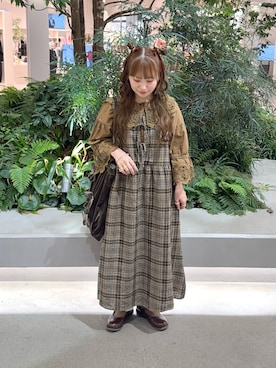 「Samansa Mos2（サマンサ モスモス）のアイテム」を使った、まき みさきさん（レディース・149cm）の秋コーディネート