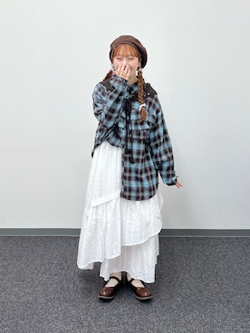 「Samansa Mos2（サマンサ モスモス）のアイテム」を使った、まき みさきさん（レディース・149cm）の秋コーディネート