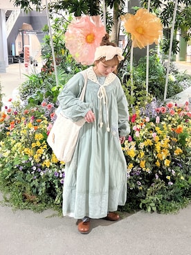 「アイテム（アクセサリー）」を使った、まき みさきさん（レディース・149cm）の春コーディネート