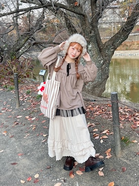 「アイテム（その他）」を使った、まき みさきさん（レディース・149cm・30代）の秋コーディネート