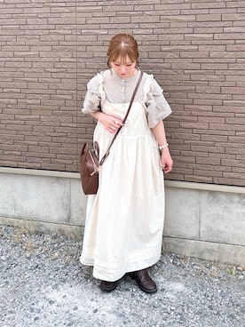 「アイテム（ワンピース/ドレス）」を使った、まき みさきさん（レディース・149cm）の夏コーディネート