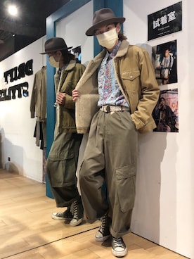 「Vintage mix」｜BRICKさん（メンズ・170cm）の冬コーディネート