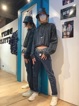 「アイテム（その他シューズ、ホワイト系）」を使った、BRICKさん（メンズ・171cm）の夏コーディネート