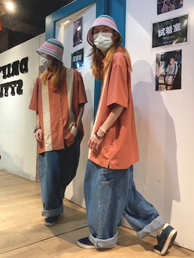「used mix」｜BRICKさん（メンズ・171cm）の夏コーディネート