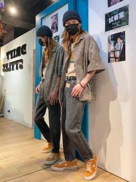 「used mix」｜BRICKさん（メンズ・171cm）の春コーディネート