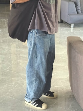 「アイテム（スニーカー）」を使った、patrickさん（メンズ・176cm）の夏コーディネート