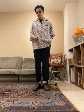 「Steven Alan（スティーブンアラン）のアイテム（その他シューズ）」を使った、NORiさん（メンズ・168cm）の秋コーディネート