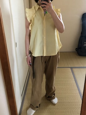 「idem（イデム）のアイテム」を使った、るまさん（骨格ストレート・レディース・153cm）の夏コーディネート