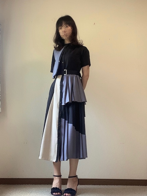UNITEDTOKYO　ダブルボタンシャツワンピース UNITED TOKYO ユナイテッドトウキョウ ダブルボタンシャツ