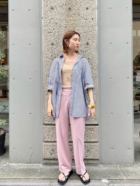 asami ogawaraさん(レディース・162cm)の夏コーディネート