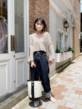 asami ogawaraさん（レディース・162cm）の夏コーディネート