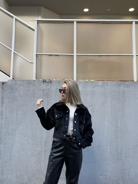 ENVYM_RIKAさん（レディース・161cm）の冬コーディネート