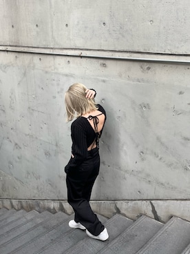 ENVYM_RIKAさん（レディース・161cm）の冬コーディネート