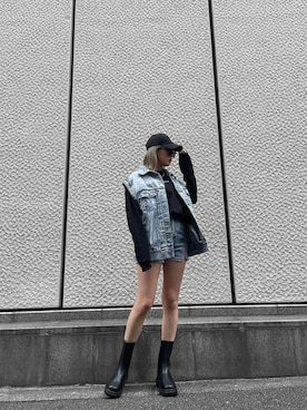 ENVYM_RIKAさん（レディース・161cm）の冬コーディネート