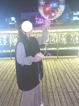 「Chico（チコ）のアイテム（その他アウター）」を使った、s a e さん（レディース・149cm）の冬コーディネート