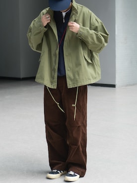 「アイテム（その他）」を使った、陈百万さん（メンズ・174cm）の冬コーディネート