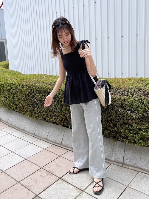 セール】スウェットラインパンツ（スウェットパンツ）｜one after