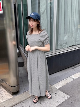 「nice claup」｜renaさん（レディース・163cm・20代）の夏コーディネート