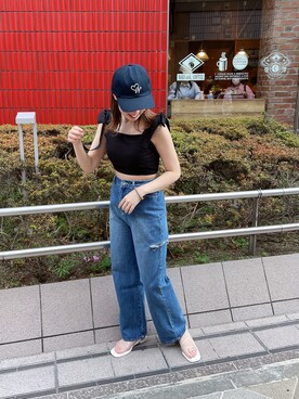 「nice claup」｜renaさん（レディース・163cm・20代）の夏コーディネート