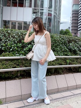 「nice claup」｜renaさん（レディース・163cm・20代）の夏コーディネート