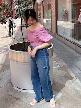 「nice claup」｜renaさん（レディース・163cm・20代）の夏コーディネート
