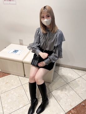 renaさん（レディース・163cm）の冬コーディネート