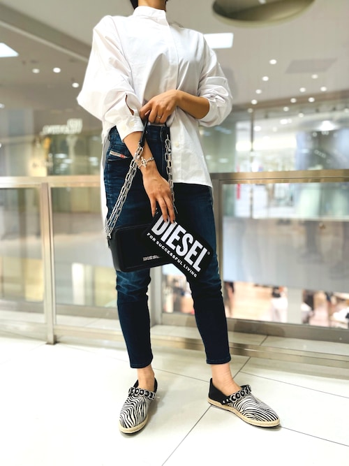 DIESEL（ディーゼル）の「レディース メタリックレザー ミニ