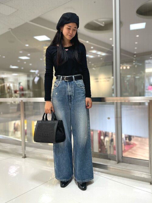 DIESEL（ディーゼル）の「レディース 異素材ミックス 2WAY トート