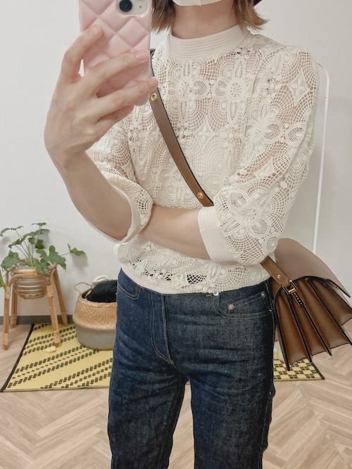 MARNI(マルニ) TRUNK MEDIUM DENIM [正規品/関税込] マルニ トートバッグ デニム 本革 メンズ ブラウン SHMP0070Q1