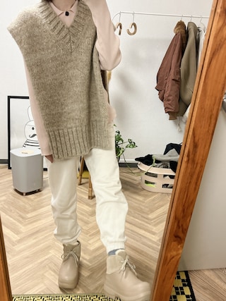 6(ROKU) RIB SHIRT CARDIGAN カーディガン 6（ロク）の「＜6(ROKU)＞RIB SHIRT CARDIGAN/カーディガン